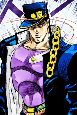 Jotaro in the manga